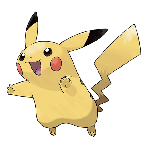 Pikachu listo para acompañarte en tu camino de entrenador